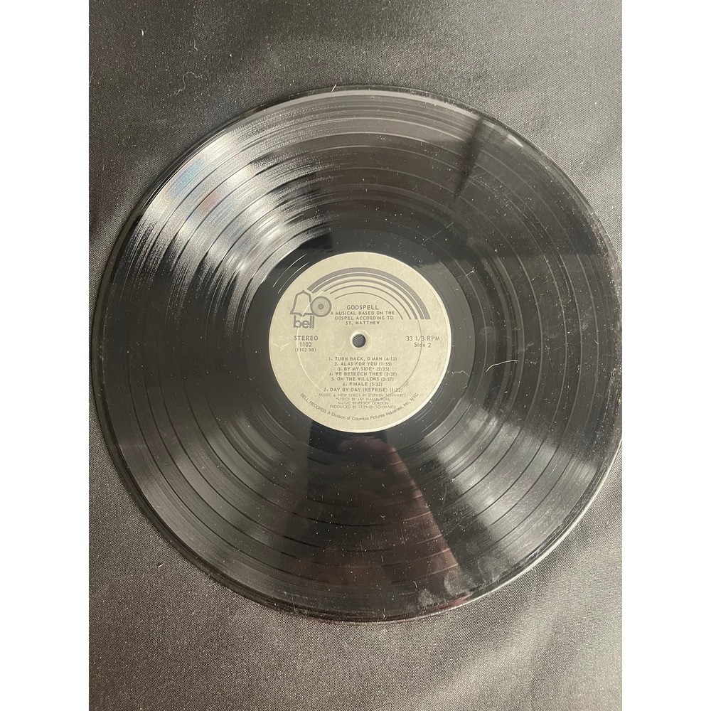 Godspell Original Cast Recording Vinyl LP Bell Records 1102 Stereo 33 1/3 RPM